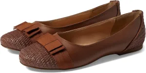 French Sole Layla Cognac Nappa/Raffia 8.5 M