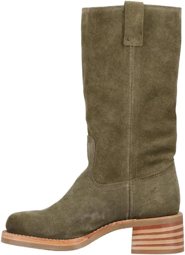 Frye Campus 12R Women's Boots - Mid-Calf Style with Durable Rubber Outsole and Classic Round Toe Design