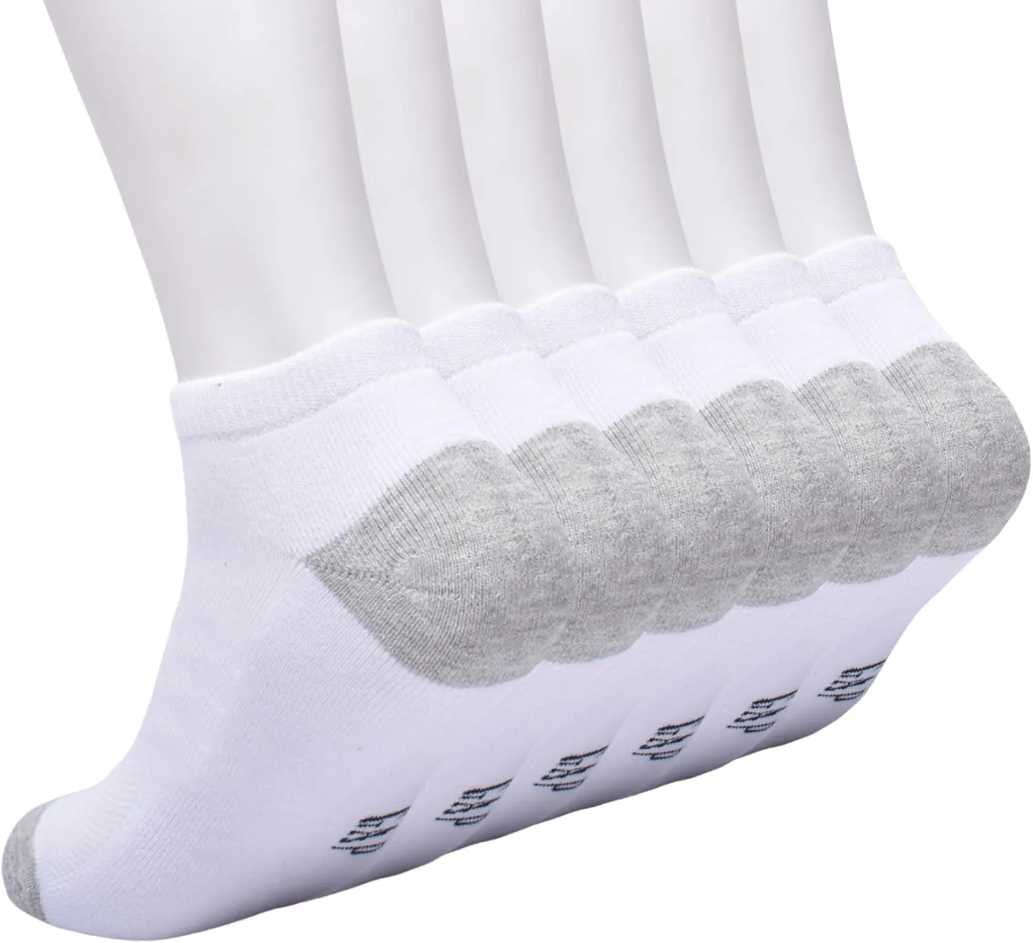 GAP Men's Original Core Low Cut, 6-Pack Adult Socks, Soft & Stretchy, Comfortable