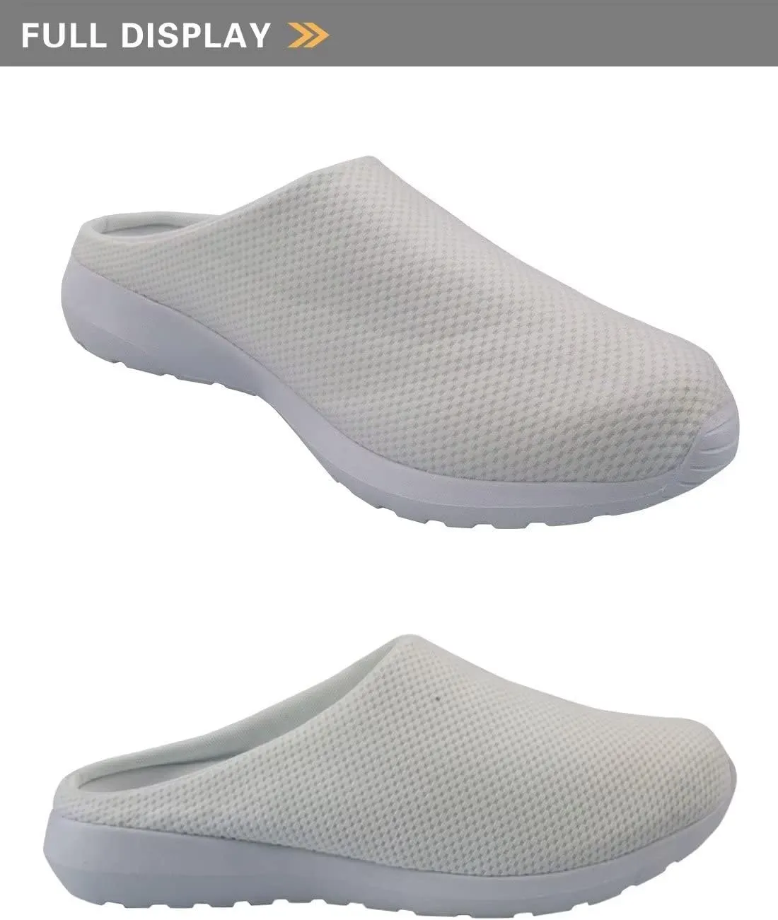 GIFTPUZZ Unisex Garden Shoes Sneakers Backless Casual Slippers Sandals Summer Anti-Slip Beach Clogs