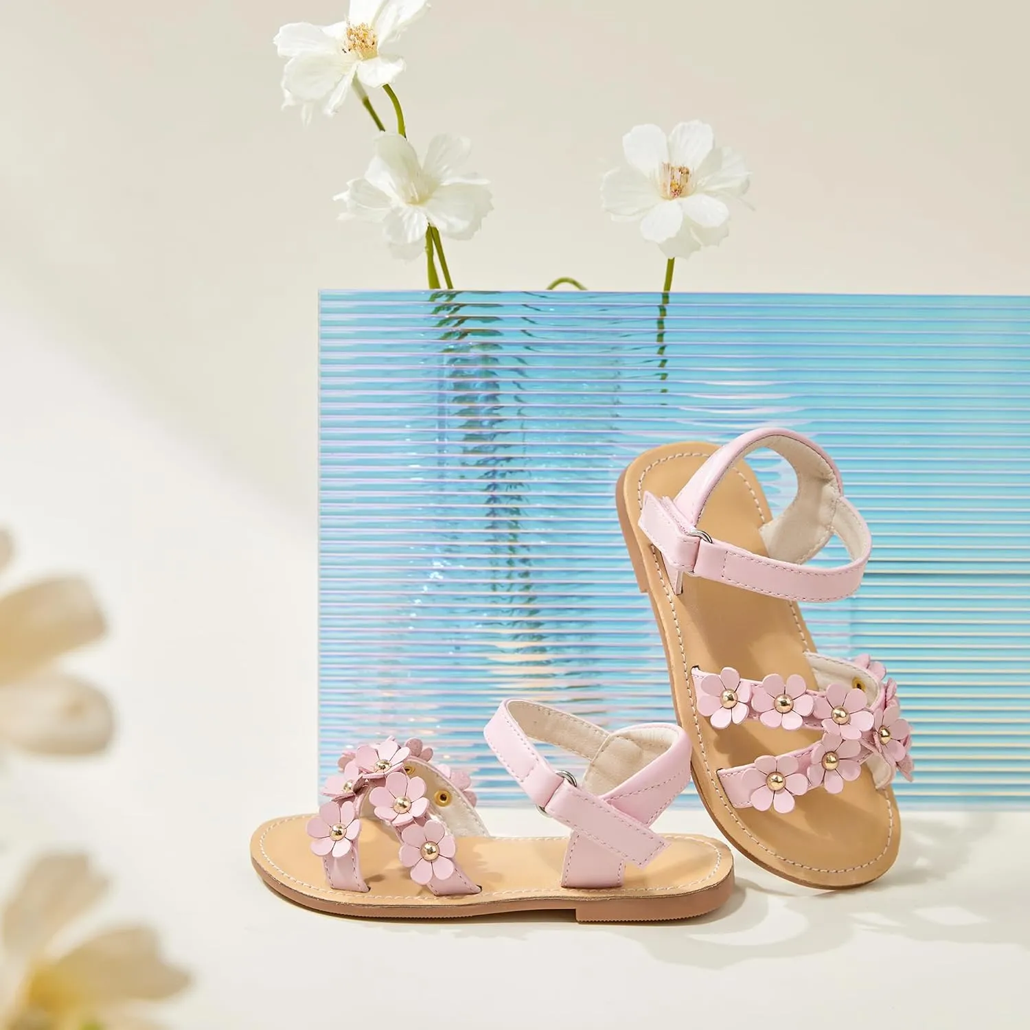 GINFIVE Toddler Girls Sandals Girls Toddler Sandals Little Girls Kids Shoes