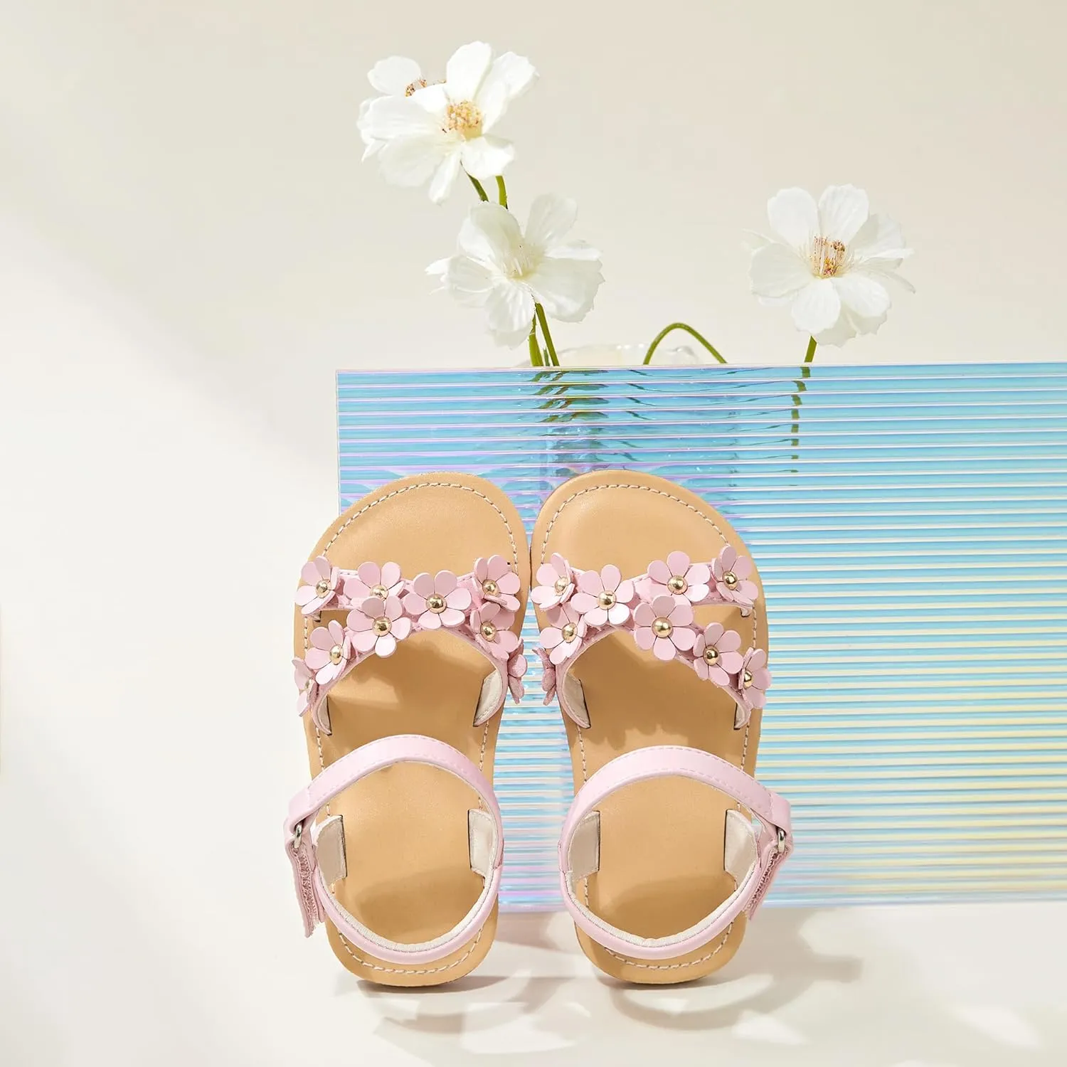 GINFIVE Toddler Girls Sandals Girls Toddler Sandals Little Girls Kids Shoes