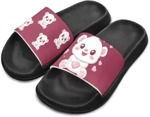 Girls Waterproof Sandals Non Slip Shower Shoes with Quick-Dry Design