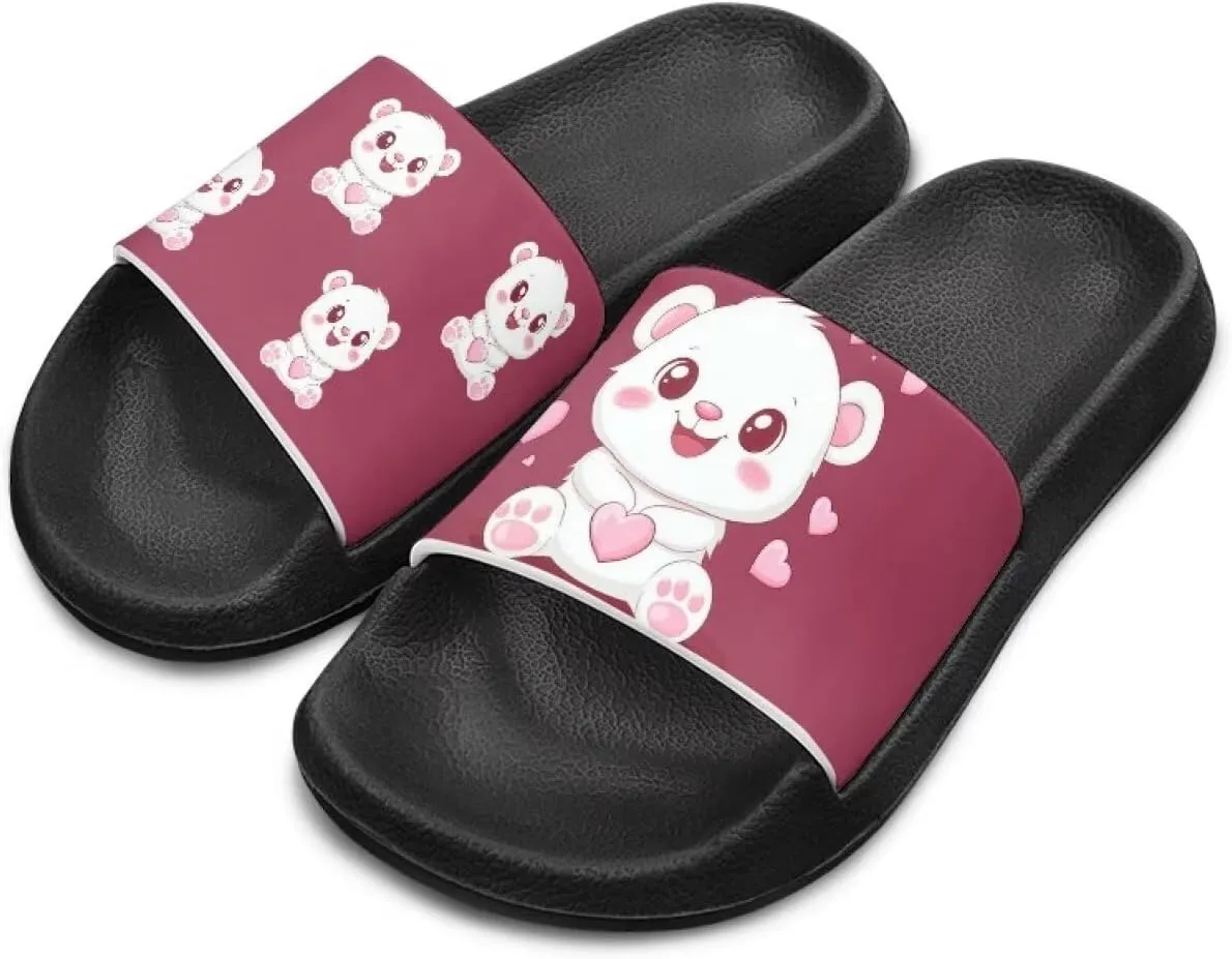 Girls Waterproof Sandals Non Slip Shower Shoes with Quick-Dry Design