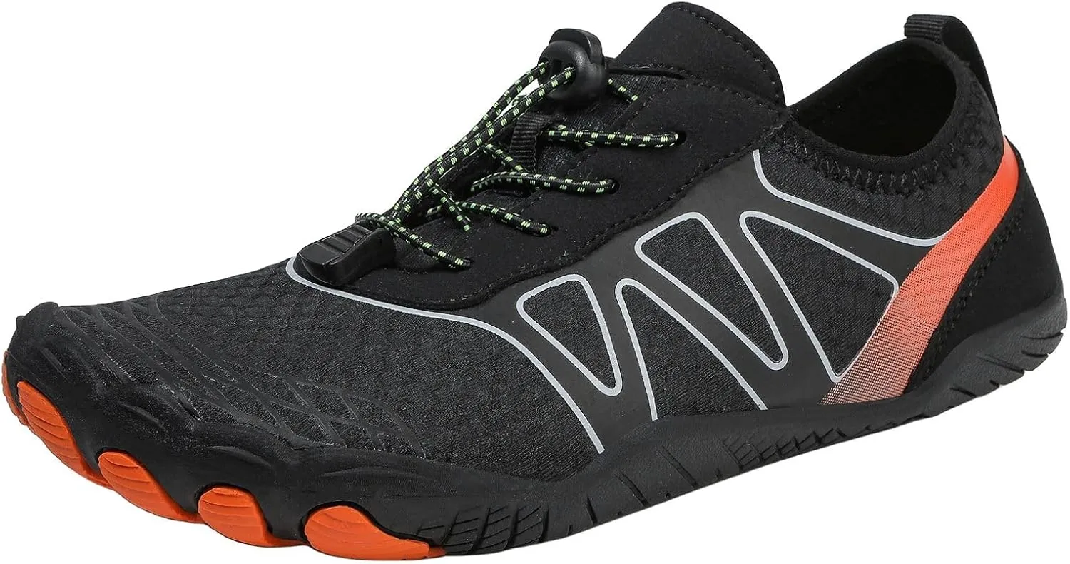 Grounded Footwear for Women Comfortable Lightweight Non-Slip Barefoot Shoes Breathable Barefoot Water Hiking Shoes Wide Toe Box Pro Beach Swim Athletic Sports Shoe Hike Shoe