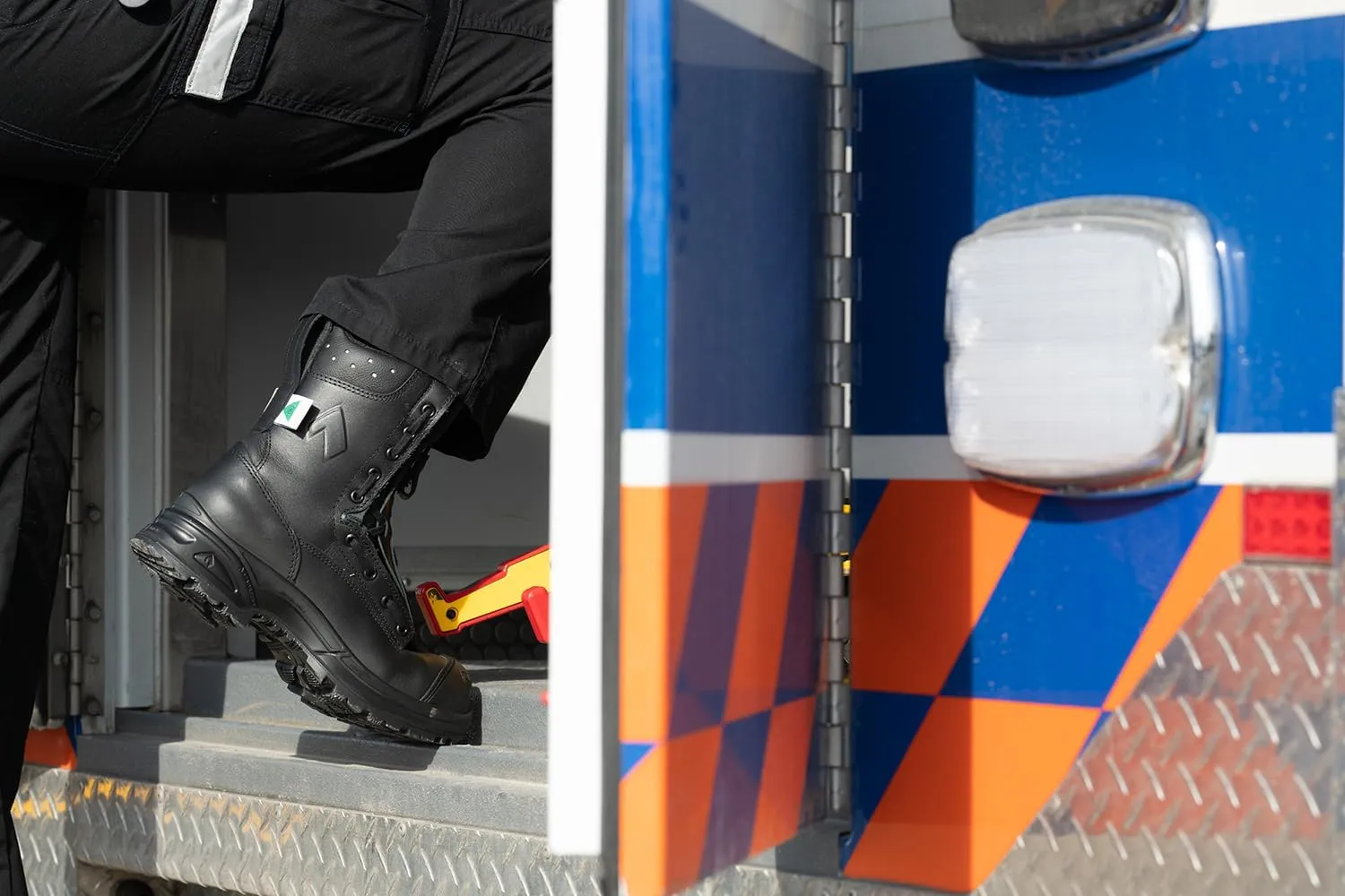 HAIX Airpower XR2 Composite-Toed Lightweight Puncture-Resistant Waterproof EMS and EMT Leather Working Boots with Durable Soles