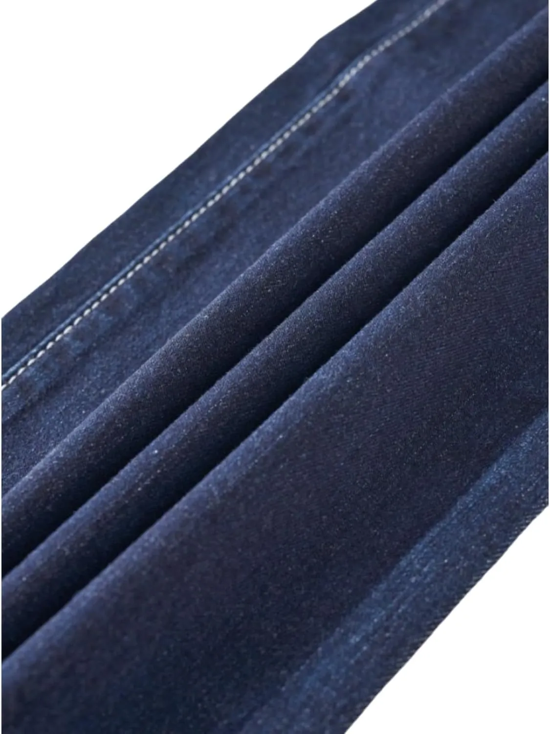 High Waist Stretchy Wide Leg Jeans for Women Basic Straight Denim Pants Raw Hem Underwear Trouser