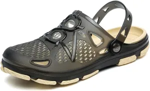 HYDLONGR Men Women Breathable Garden Sandals Quick Drying Beach Slippers Anti-Slip Clogs Shoes