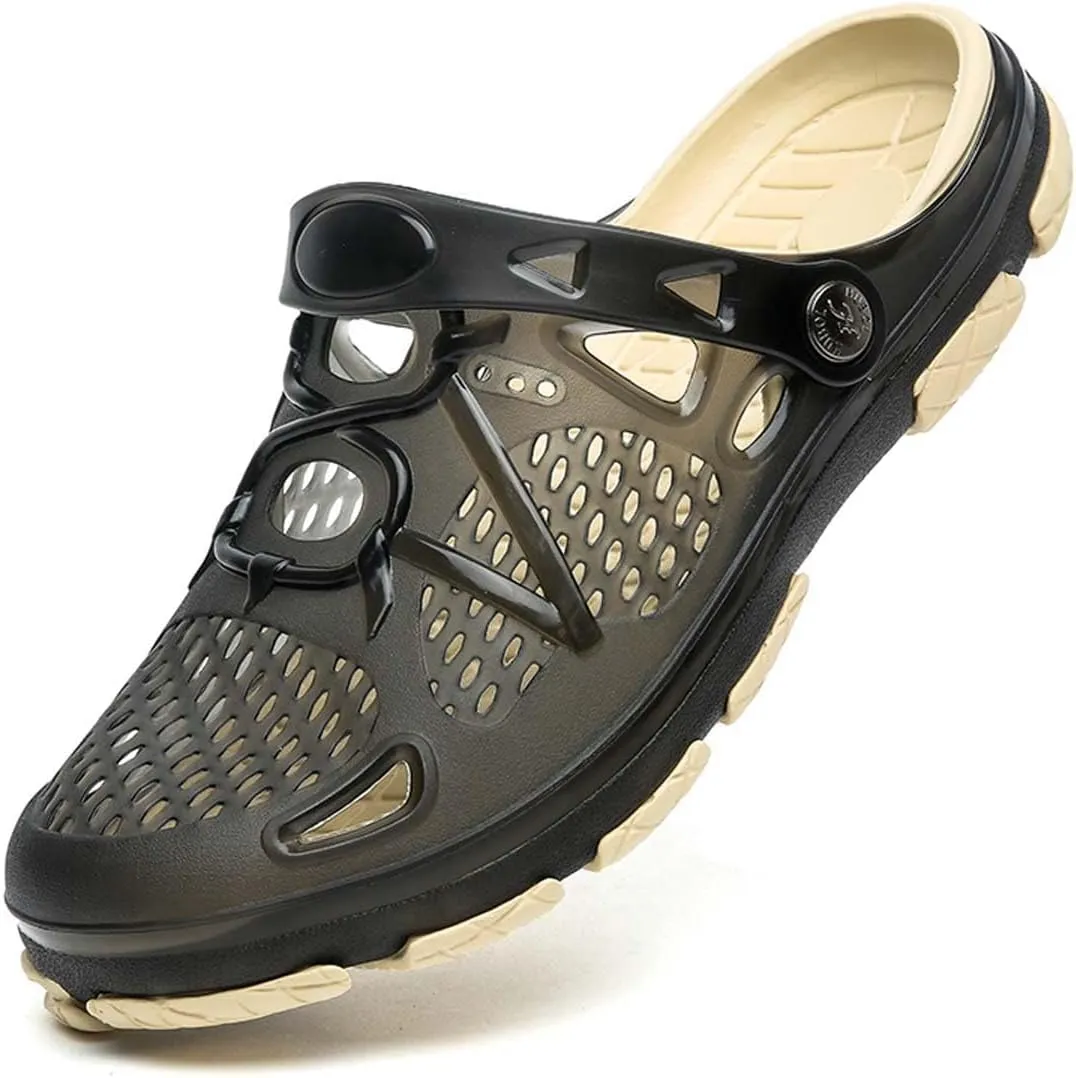 HYDLONGR Men Women Breathable Garden Sandals Quick Drying Beach Slippers Anti-Slip Clogs Shoes