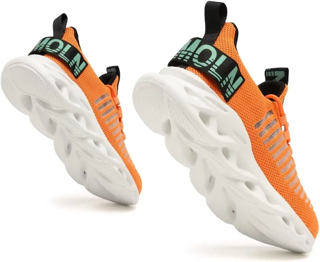 Jakcuz Women's Lace Up Walking Shoes Breathable Ultra Lightweight Sport Casual Ladies Girls Fashion Platform Sneakers