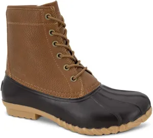 JBU by Jambu Mens Maine Faux Leather Outdoor Rain Boots Tan 12 Medium (D)