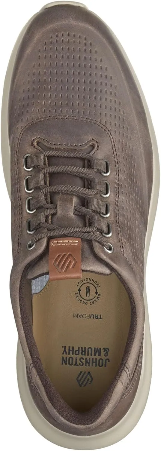 Johnston & Murphy Amherst 2.0 Embossed U-Throat Men’s Shoe – Mens Walking Shoes, Lightweight Casual Dress Sneakers for Men
