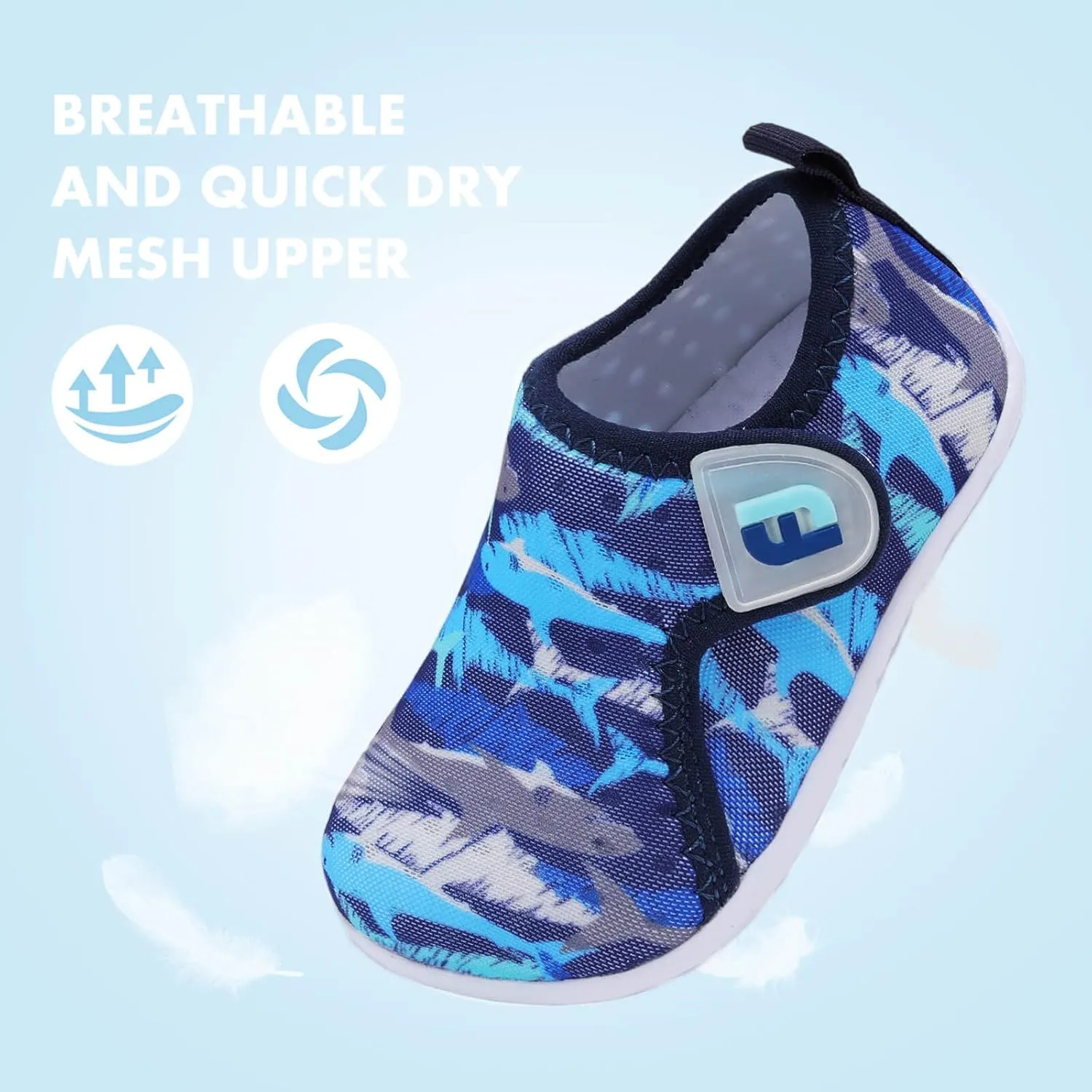 JOINFREE Baby Toddler Water Shoes Boys Girls Sandals Barefoot Kids Breathable Sneakers Shoes for Walking Running