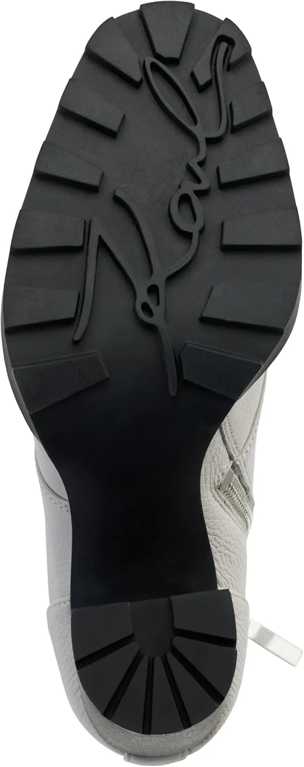 KARL LAGERFELD womens Pazi Studded Heeled Bootie