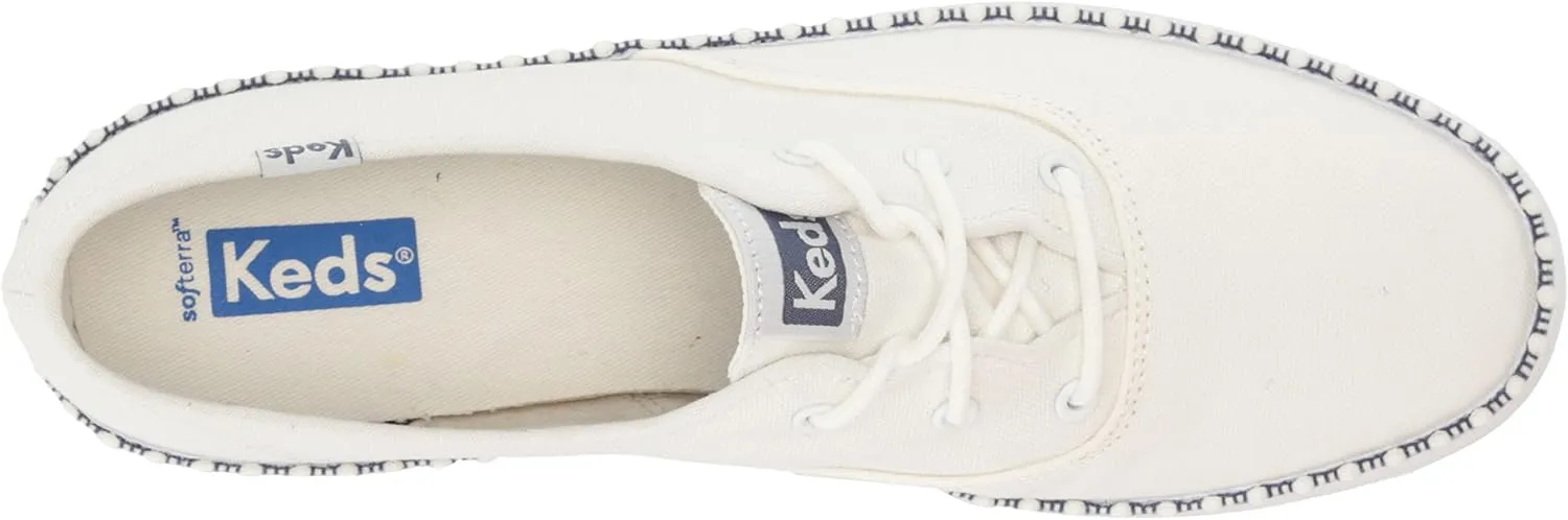 Keds Womens Champion Wave Metallic Lace Up Sneakers Shoes Casual - Silver
