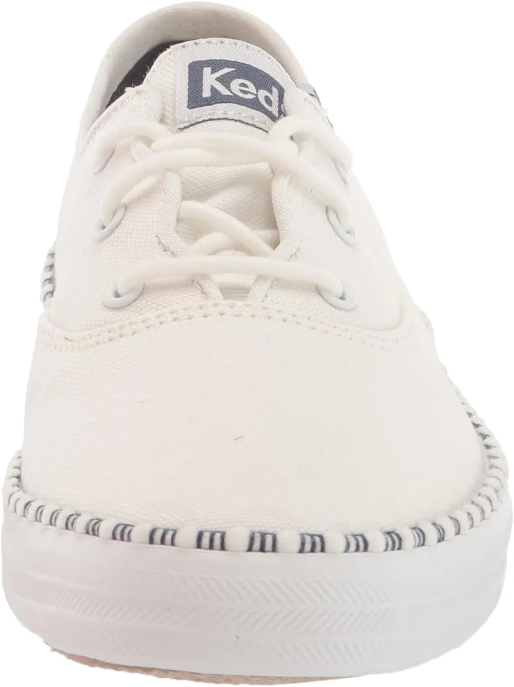 Keds Womens Champion Wave Metallic Lace Up Sneakers Shoes Casual - Silver