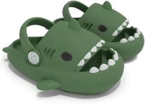 Kids Boys Girls Cartoon Shark Clogs Shoes-Kids Cartoon Summer Sandals Slipper Outdoors Cute Garden Clogs Summer Beach Pool Slipper