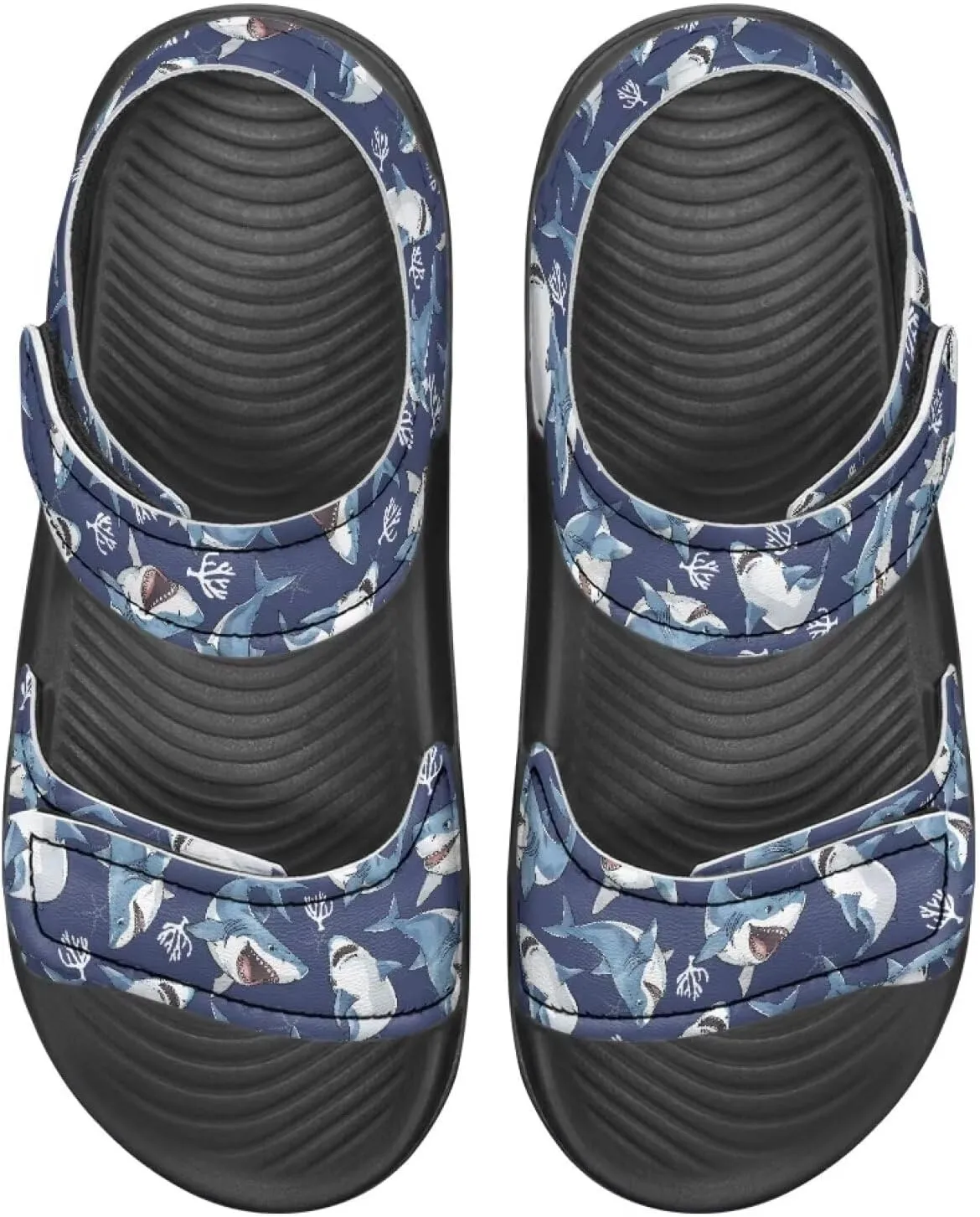 Kids' Easy-On Sandals for Boys - Hook and Loop, Open Toe, Non-slip, for, School, Parties, Weekend Wear