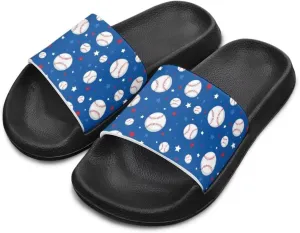 Kids Sandals Boys Quick Drying Bathroom Shower Sandal Summer Beach Pool Slippers with Non-Slip Sole