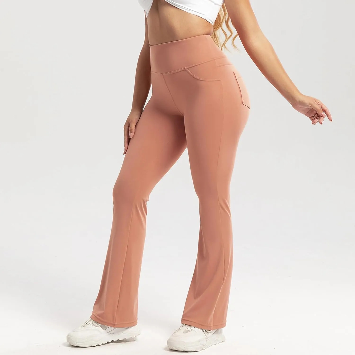 Leggings for Women Casual Fall High Waisted Butt Lifting Skinny Pants Workout Tummy Control Stretchy Yoga Long Pants