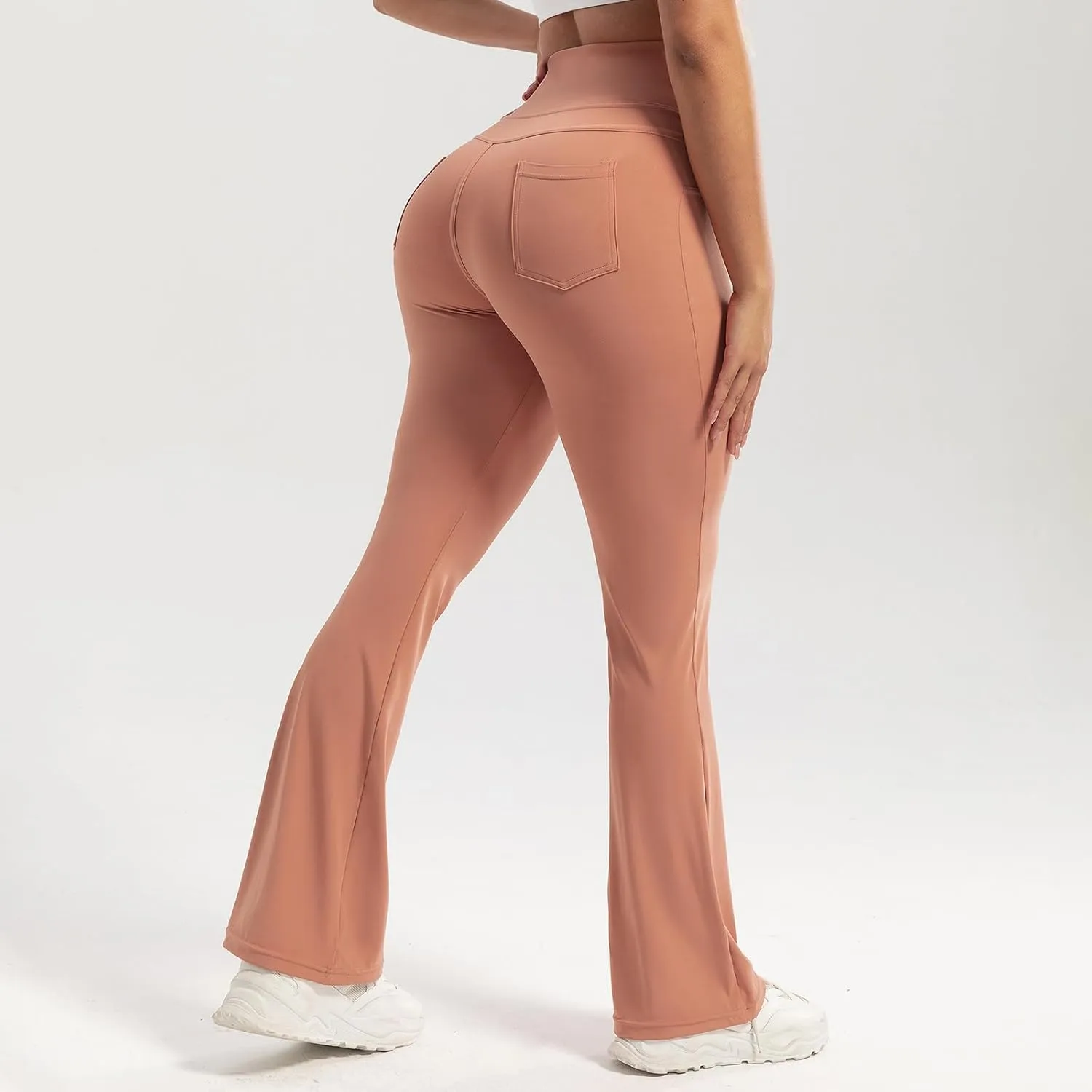Leggings for Women Casual Fall High Waisted Butt Lifting Skinny Pants Workout Tummy Control Stretchy Yoga Long Pants