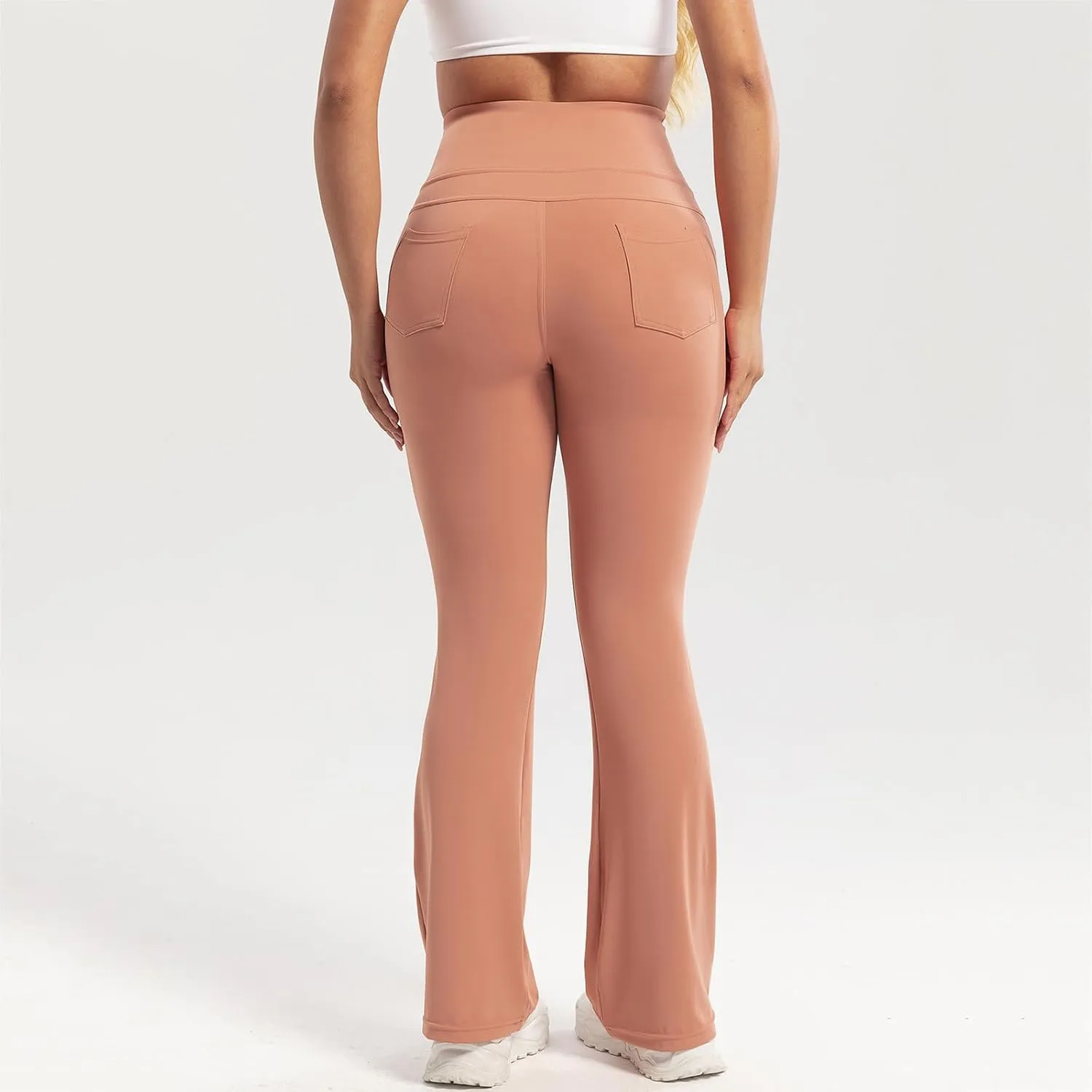Leggings for Women Casual Fall High Waisted Butt Lifting Skinny Pants Workout Tummy Control Stretchy Yoga Long Pants