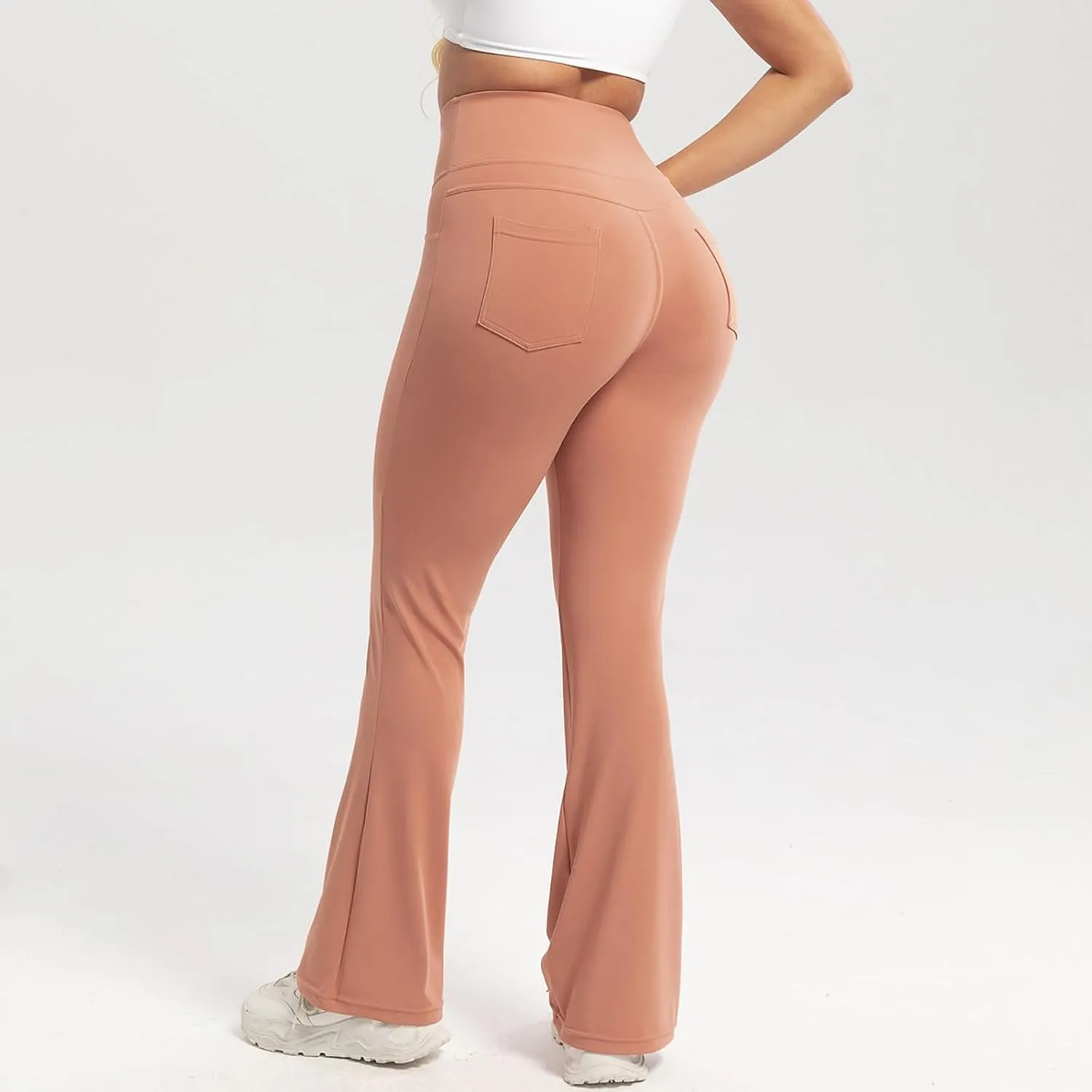 Leggings for Women Casual Fall High Waisted Butt Lifting Skinny Pants Workout Tummy Control Stretchy Yoga Long Pants