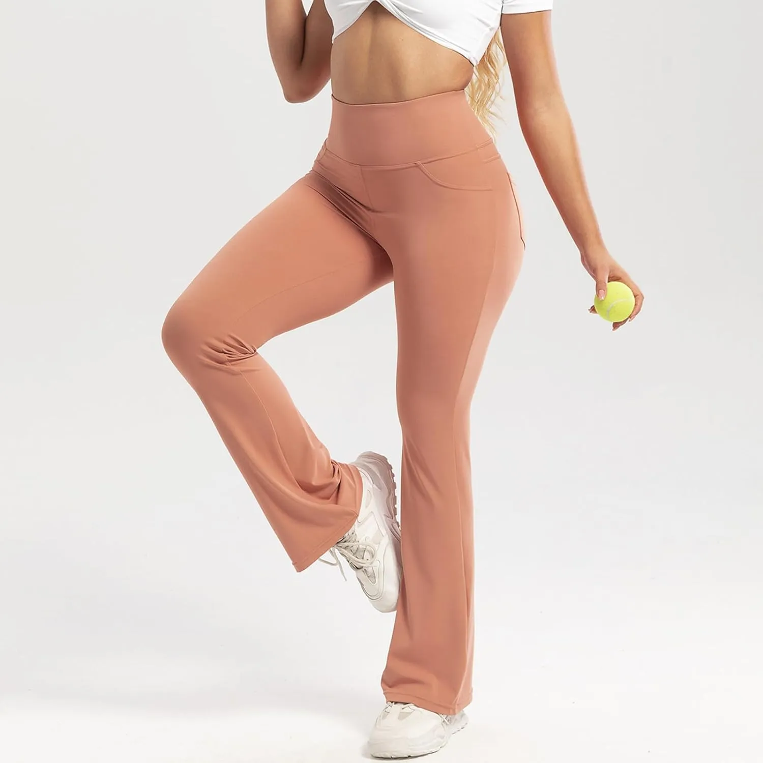 Leggings for Women Casual Fall High Waisted Butt Lifting Skinny Pants Workout Tummy Control Stretchy Yoga Long Pants