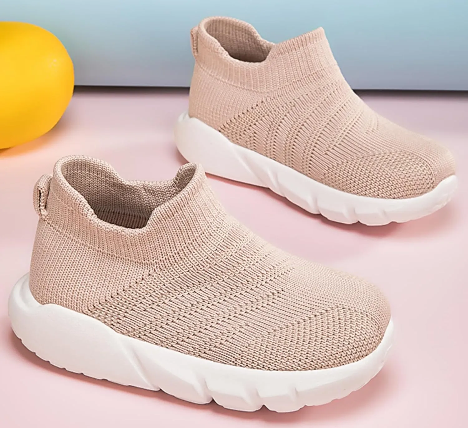 LLTMALL Slip-On Sneakers for Kids 1-3Y | Mesh Breathable Technology | Machine Washable Lightweight School Shoes | Active Play & Sports