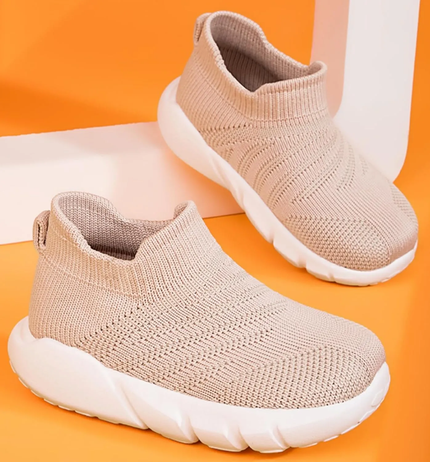LLTMALL Slip-On Sneakers for Kids 1-3Y | Mesh Breathable Technology | Machine Washable Lightweight School Shoes | Active Play & Sports