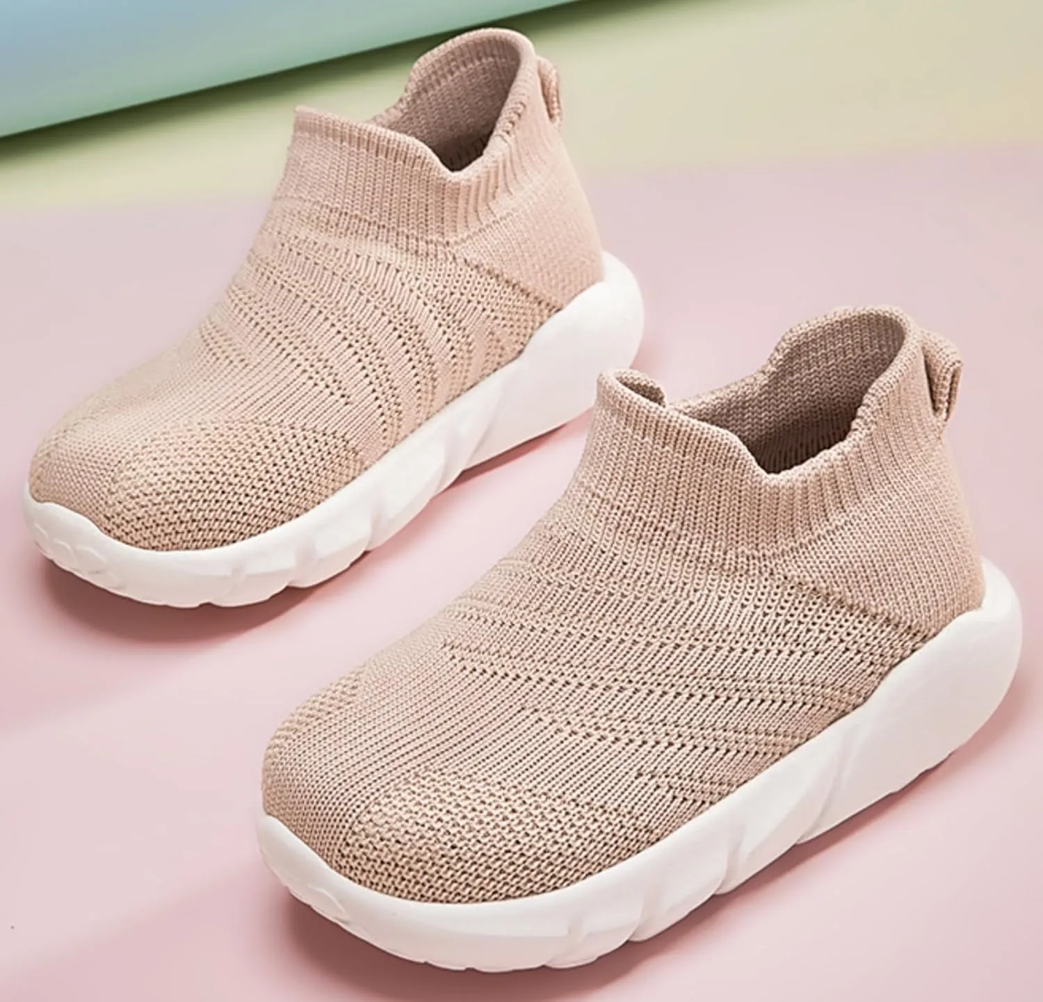 LLTMALL Slip-On Sneakers for Kids 1-3Y | Mesh Breathable Technology | Machine Washable Lightweight School Shoes | Active Play & Sports