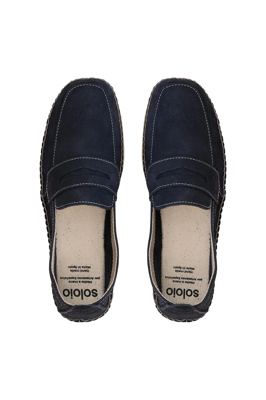masked espadrille navy