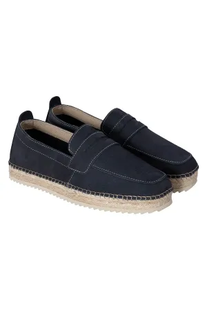 masked espadrille navy