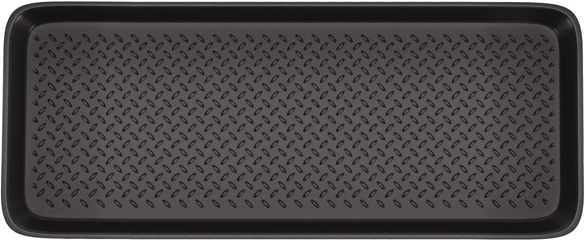 Matace 1 Pack Rubber Large Boot Tray for Entryway,Long Shoe Tray,Slim Boot Mat for Indoor and Outdoor Use, 16x40 in