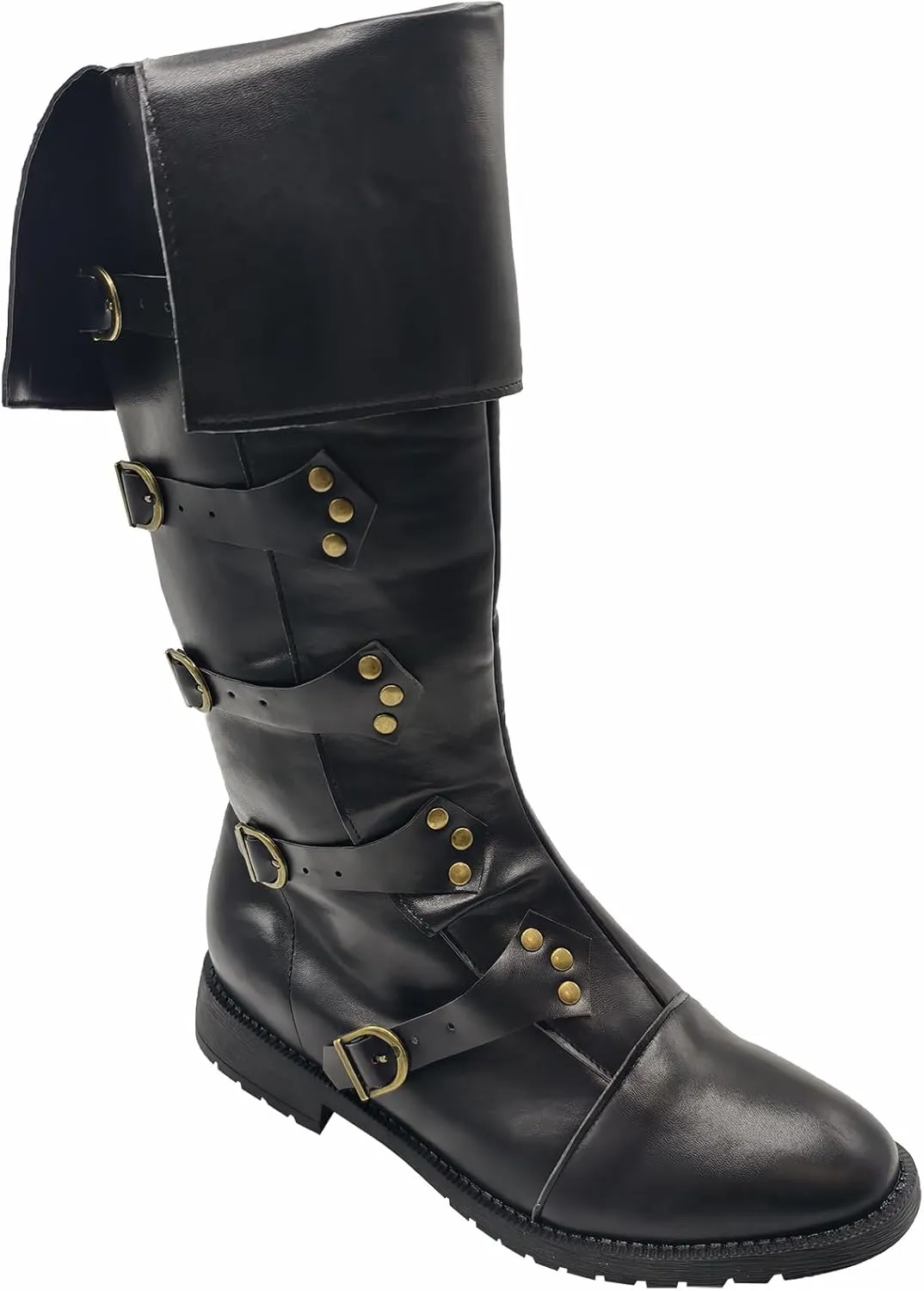 Medieval Renaissance Pirate Boots Steampunk Viking High Top Cosplay Men's Boot Halloween Party Shoes
