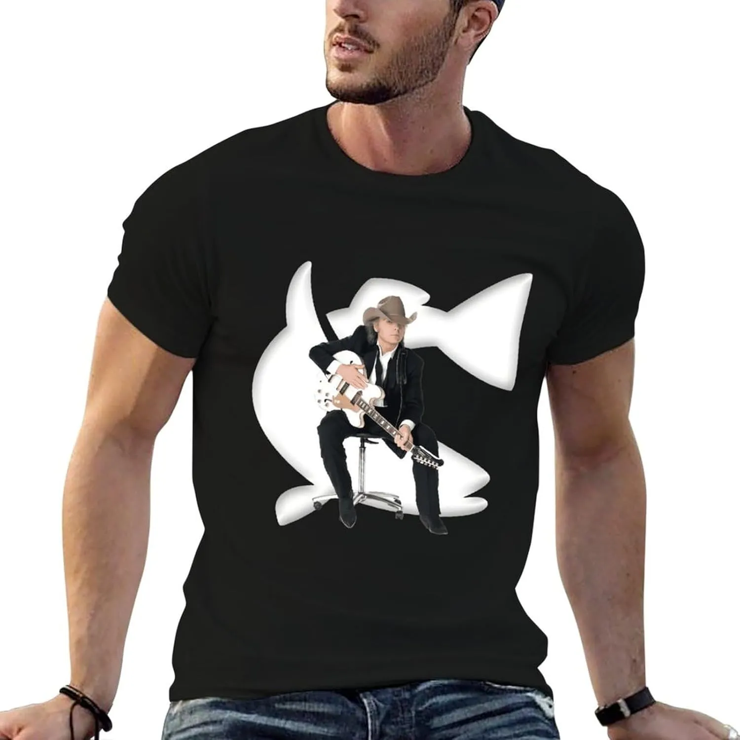 Men Music Fans T-Shirts Personalized Short Sleeve Cotton Shirts Unisex