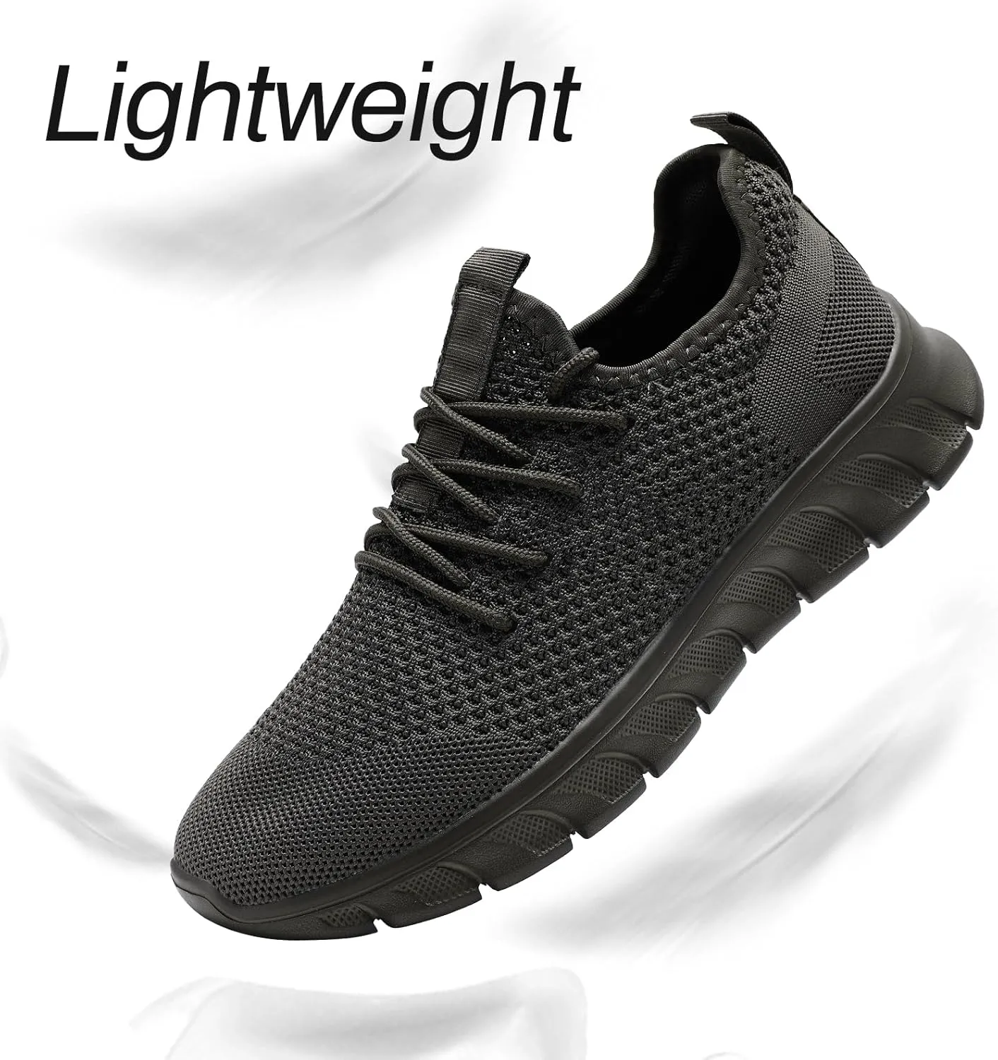 Men Running Tennis Shoes Gym Fashion Sneakers Walking Workout Shoes Athletic Slip on Breathable Mesh Comfortable Lightweight Casual Sport Shoe