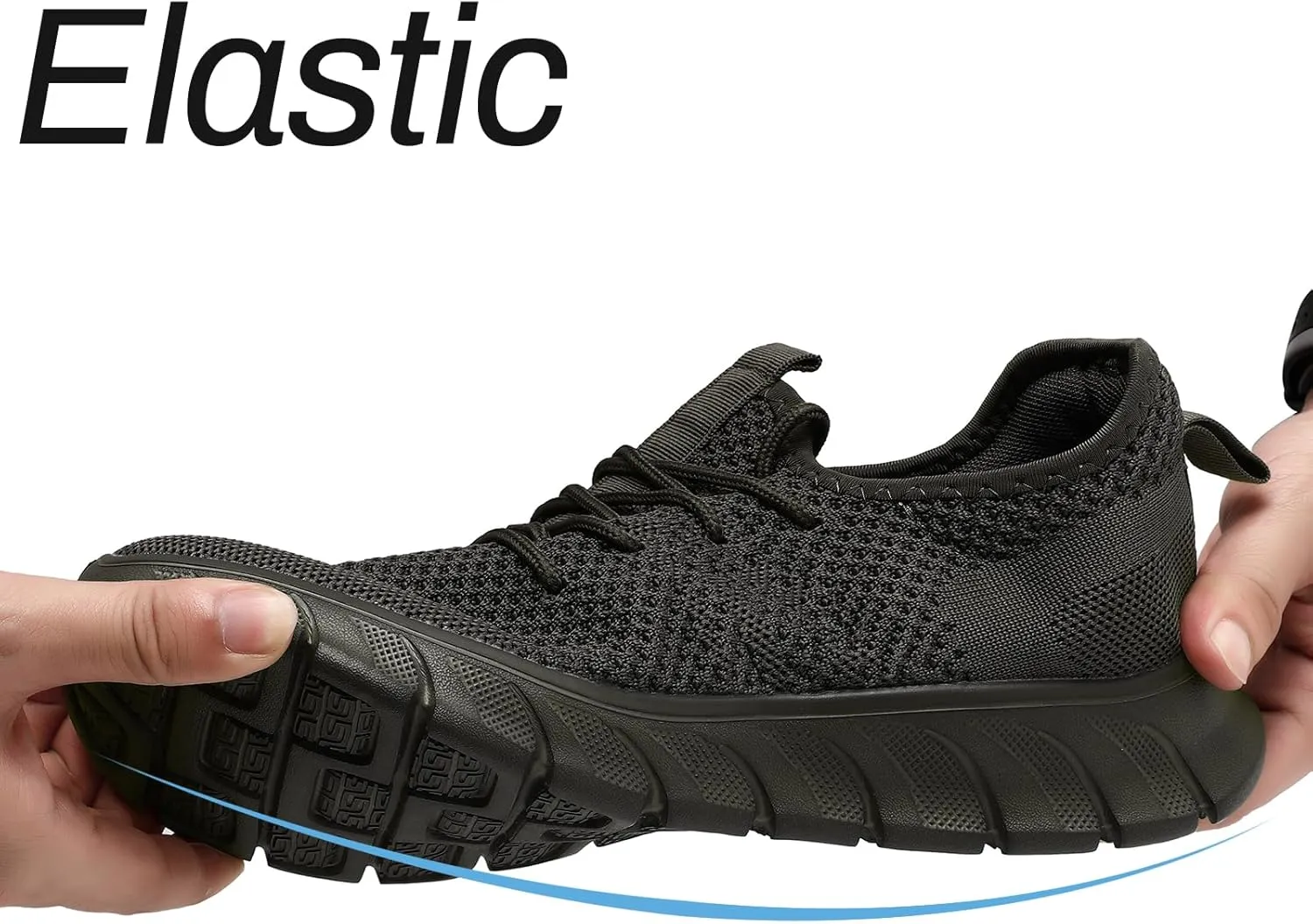 Men Running Tennis Shoes Gym Fashion Sneakers Walking Workout Shoes Athletic Slip on Breathable Mesh Comfortable Lightweight Casual Sport Shoe