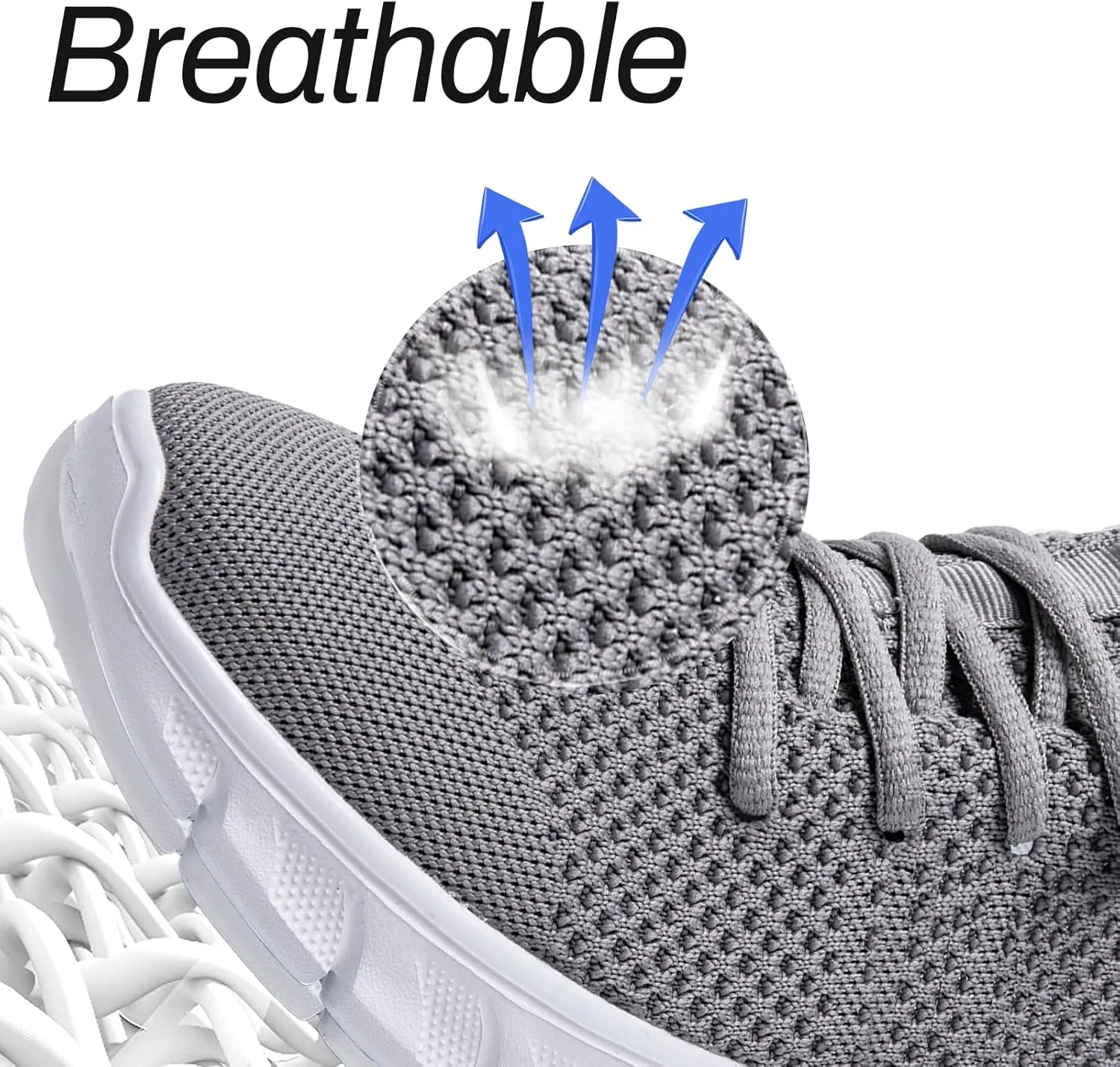 Men Running Tennis Shoes Gym Fashion Sneakers Walking Workout Shoes Athletic Slip on Breathable Mesh Comfortable Lightweight Casual Sport Shoe