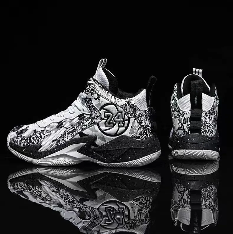 Men's Basketball Shoes Fashion Printed Sneakers