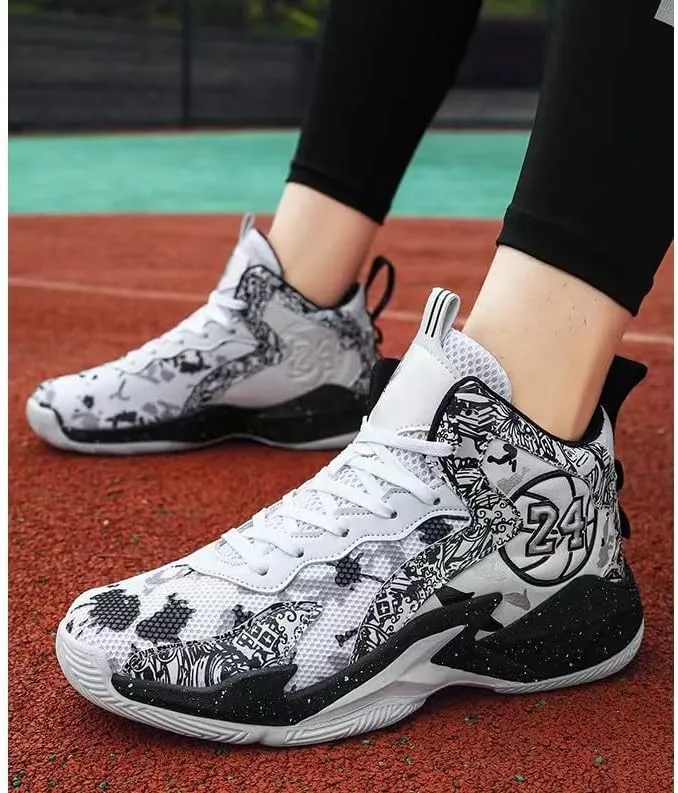 Men's Basketball Shoes Fashion Printed Sneakers