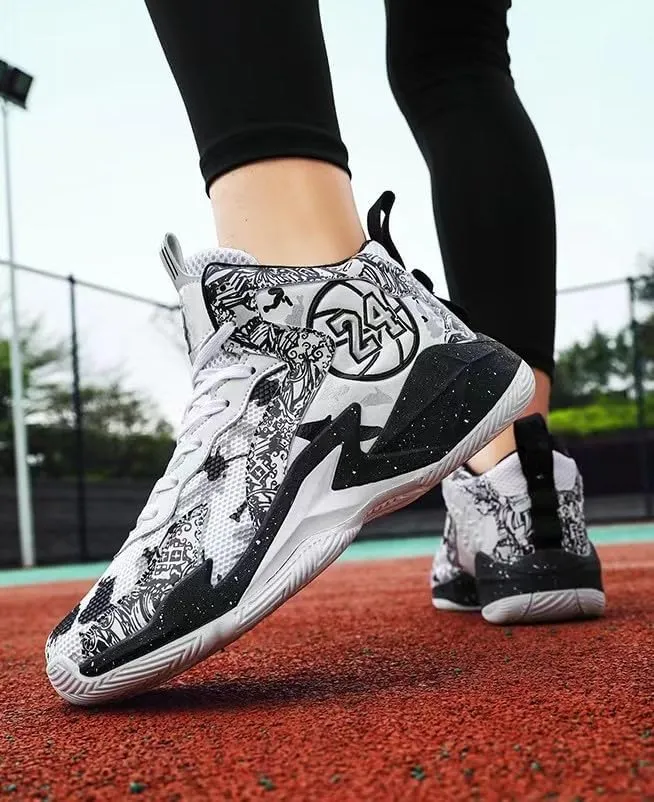 Men's Basketball Shoes Fashion Printed Sneakers
