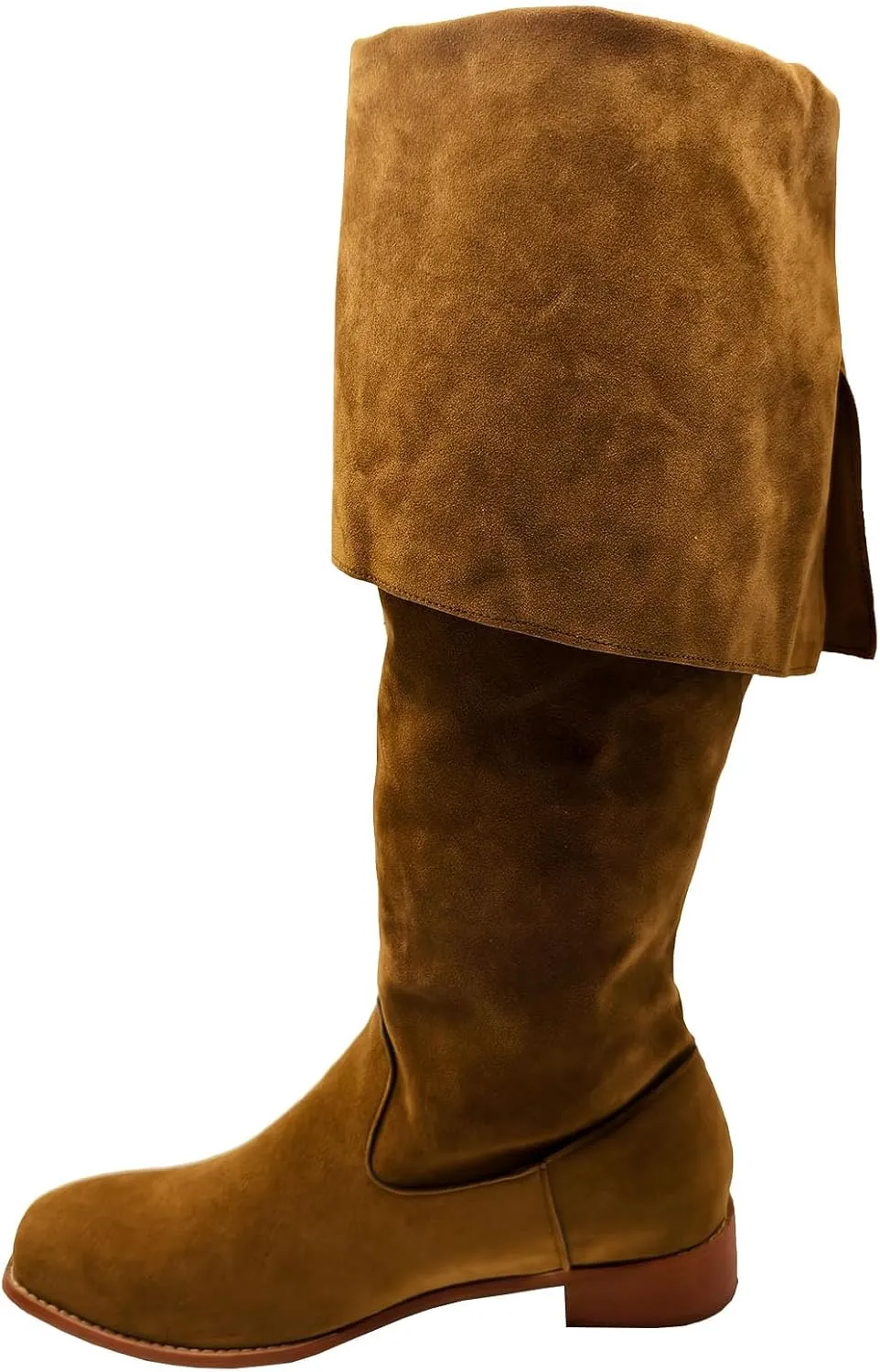 Mens Medieval Pirate Boots Renaissance Viking Captain Boots Halloween Pirate Cosplay Shoes