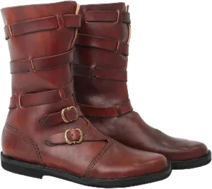 Men's Medieval Renaissance Pirate Boots Halloween Vintage Viking Gothic Cosplay Boots Shoes