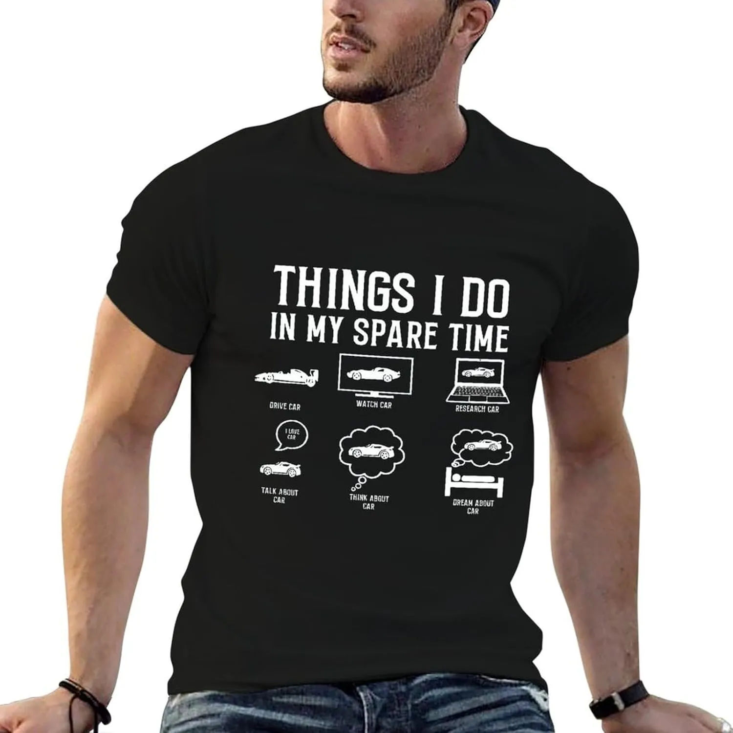 Men's Music Fans T Shirt Fashion Short Sleeve Cotton Shirts Unisex