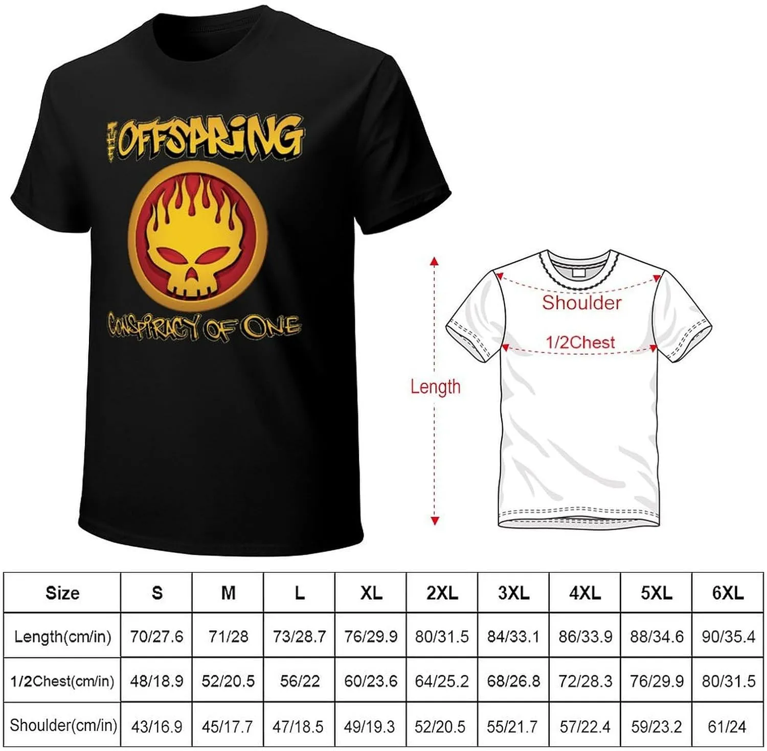 Men's Music Fans T-Shirts Novelty Short Sleeve Stretch-Cotton Shirt Adult