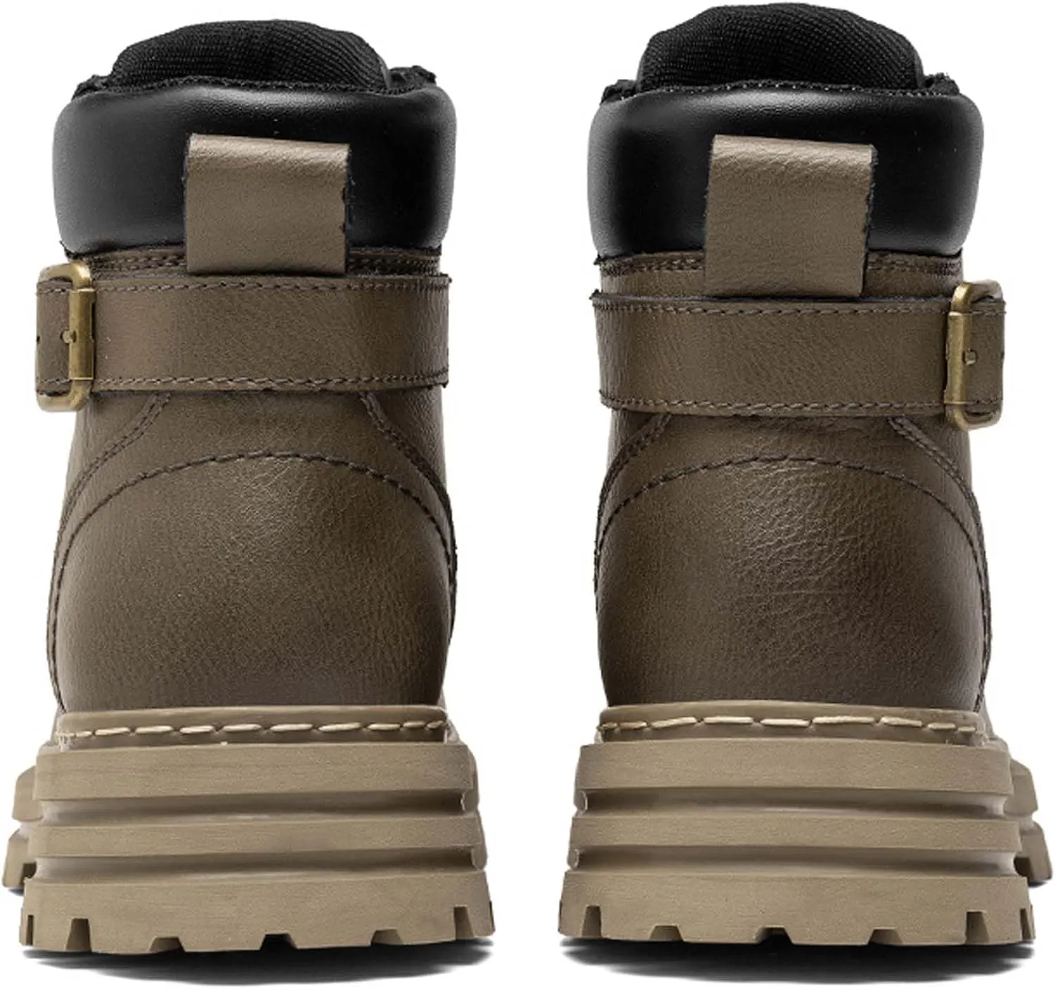 Mens Premium Leather Round Toe Casual Boots,Fashion Casual Outdoor Boots,Flat Sports Boots,Work Style Casual Boots，(Leather lining/Fluff lining)