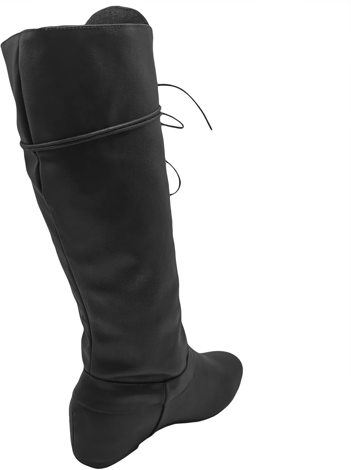 Men's Renaissance Boots Medieval Cosplay Boots Halloween Vintage Stage Pirate Viking Tied Shoes