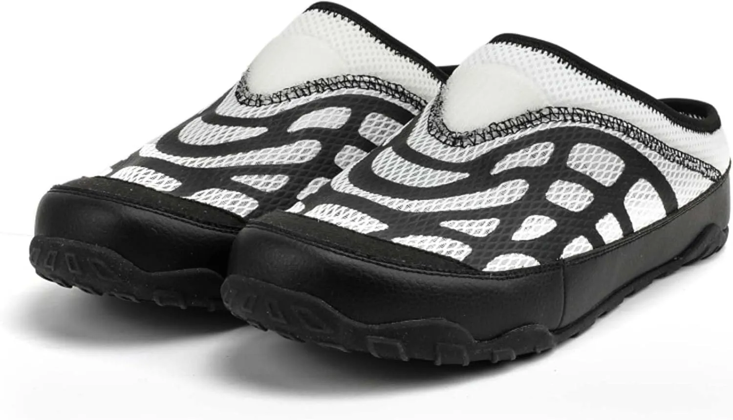 Men's Summer Sandals Handmade Baotou Half Slippers Garden Shoes Breathable Mesh Sandals Slippers Anti-slip Quick-dry Beach Shoes Outdoor Walking Casual Shoes