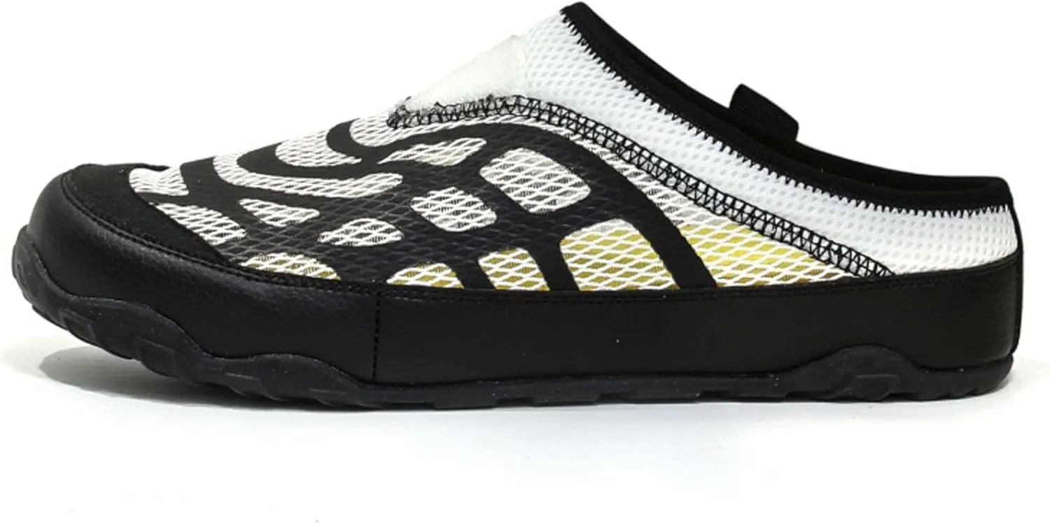 Men's Summer Sandals Handmade Baotou Half Slippers Garden Shoes Breathable Mesh Sandals Slippers Anti-slip Quick-dry Beach Shoes Outdoor Walking Casual Shoes